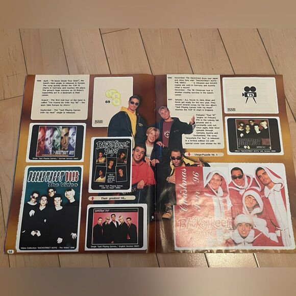 Backstreet Boys collectible sticker book - Picture 5 of 10